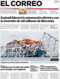 Portada de El Correo (Spain)