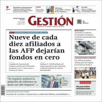 Portada de Diario Gestión (Perú)