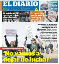 Portada de El Diario NY (USA)