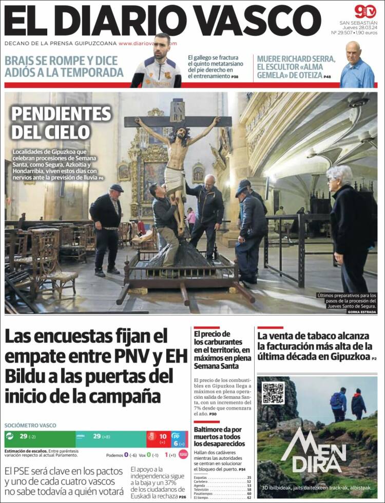 Portada de Diario Vasco (Spain)