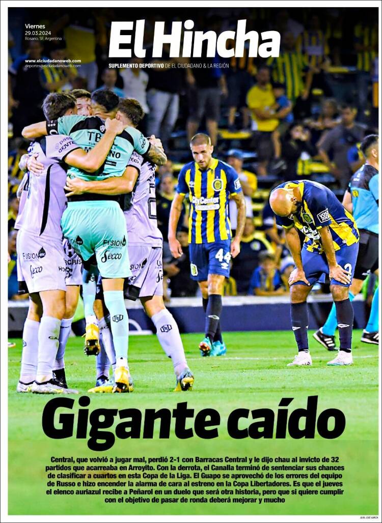 Portada de El Hincha (Argentina)