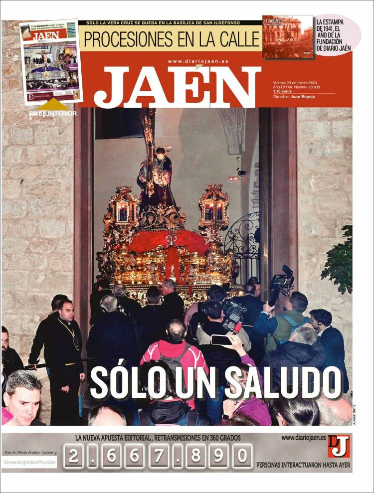 Portada de Diario Jaén (España)