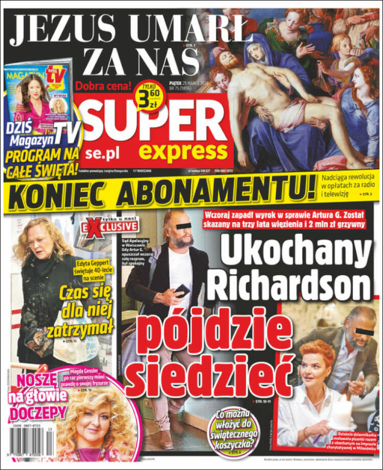 Portada de Super Express (Polonia)