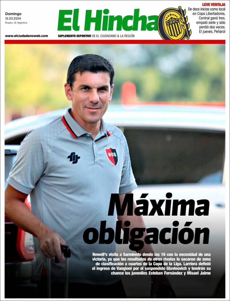 Portada de El Hincha (Argentina)