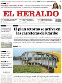 Portada de El Heraldo (Colombia)