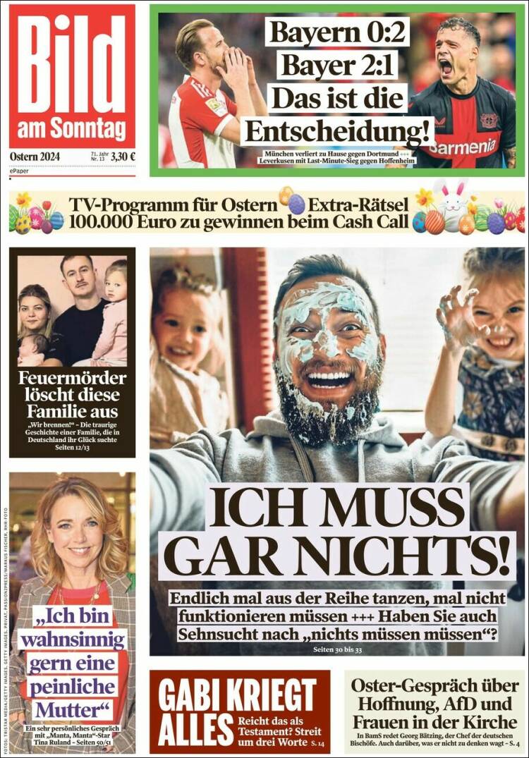Portada de Bild (Alemania)