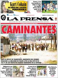 Portada de La Prensa (México)