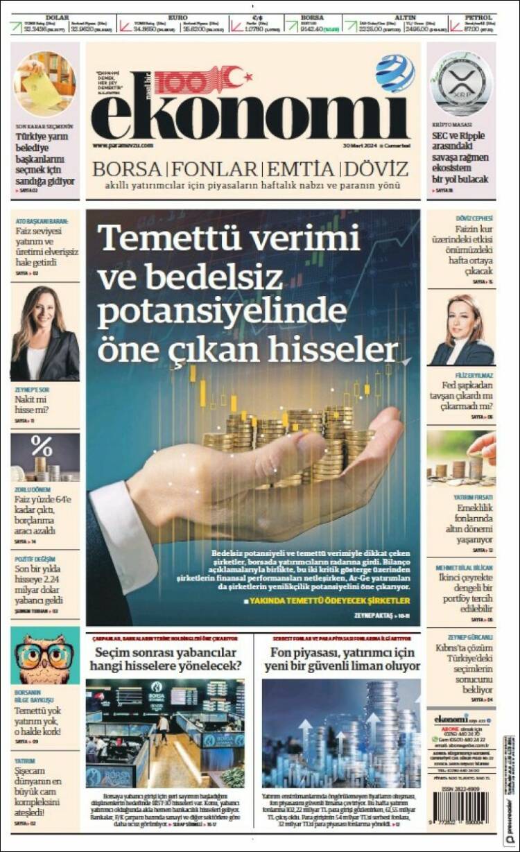 Portada de Dünya (Turqu&iacute;a)