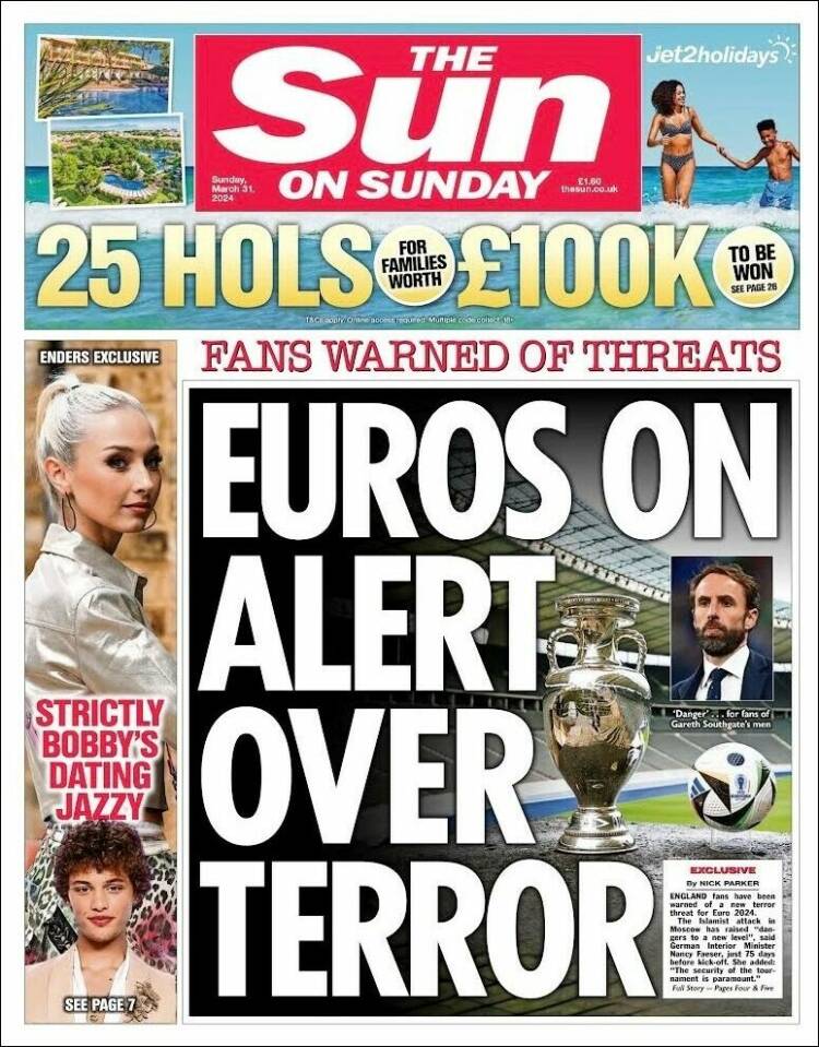 Portada de The Sun (Reino Unido)