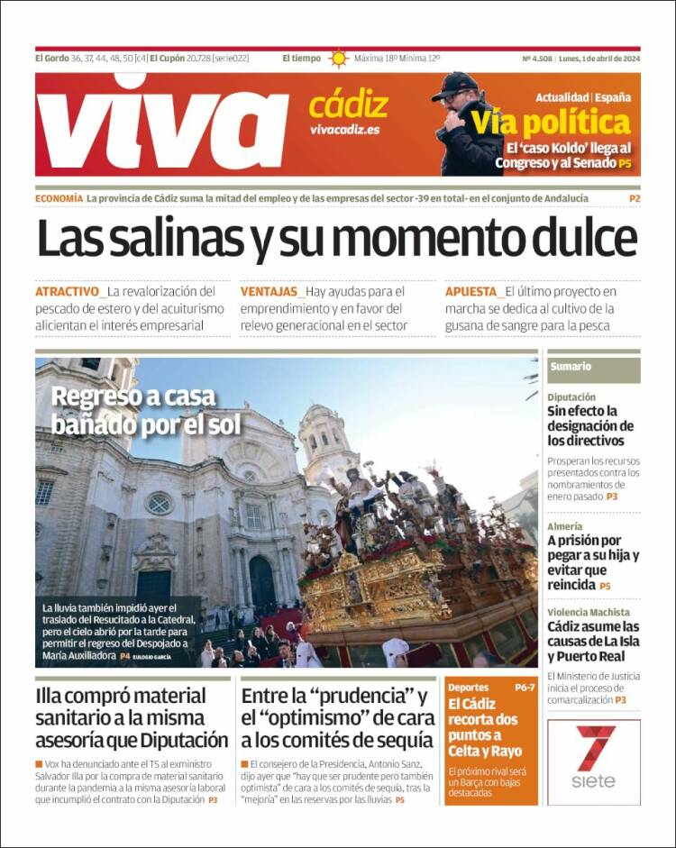 Portada de Información - Cadiz (Espa&ntilde;a)