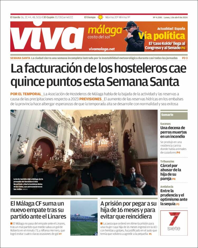 Portada de Viva Málaga (España)