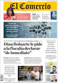 Portada de El Comercio (Perú)