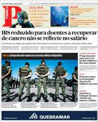 Portada de Público (Portugal)