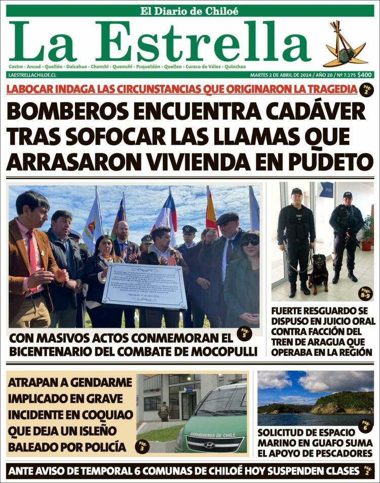 Portada de Estrella de Chiloé (Chile)