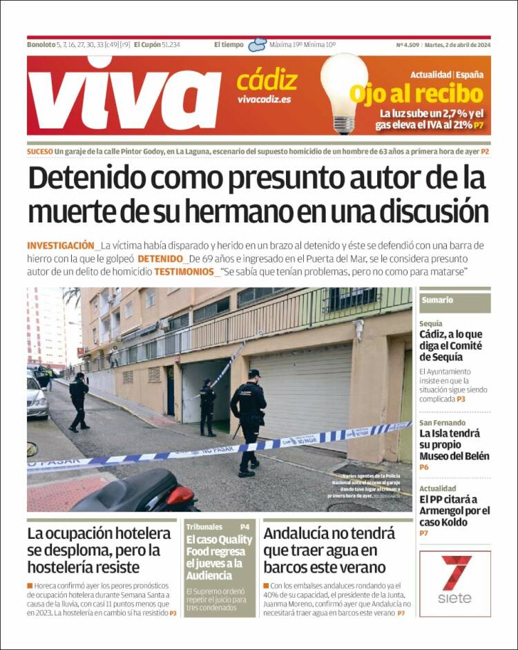 Portada de Información - Cadiz (España)