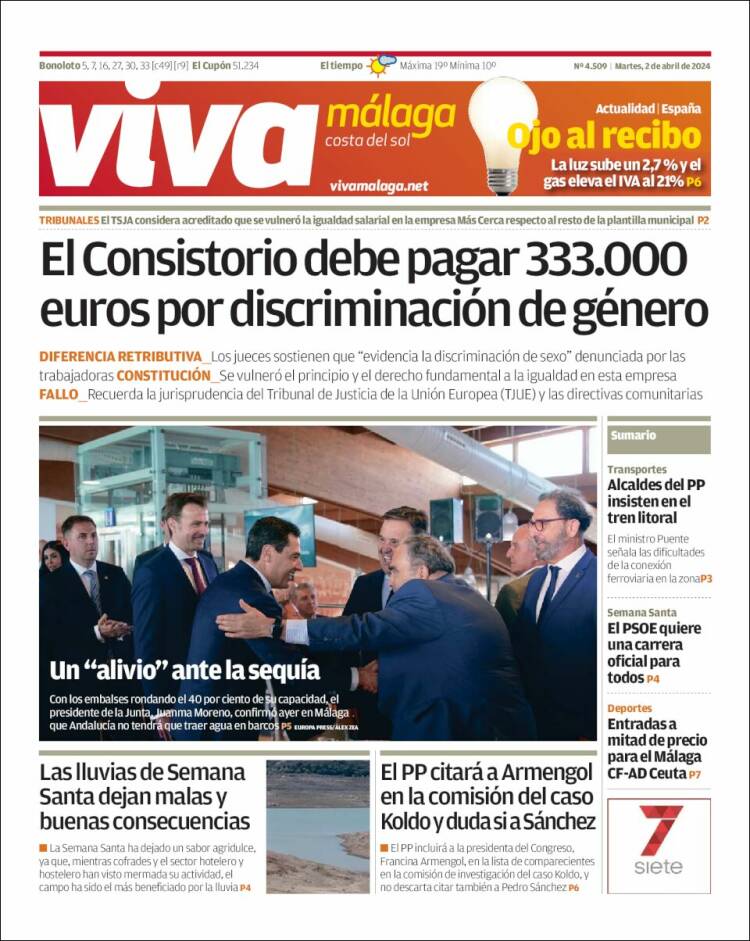 Portada de Viva Málaga (España)