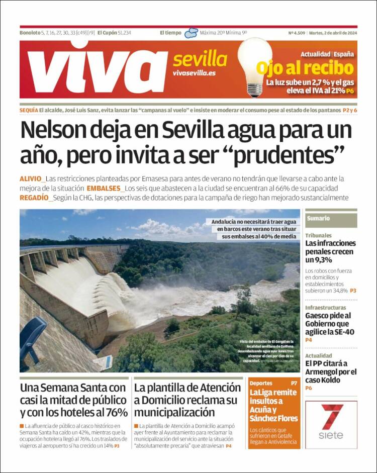 Portada de Viva Sevilla (España)