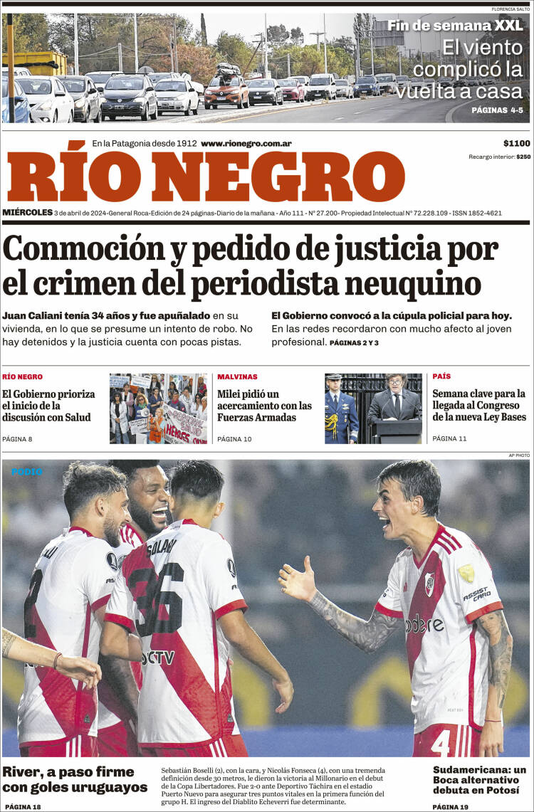 Portada de Rio Negro (Argentina)