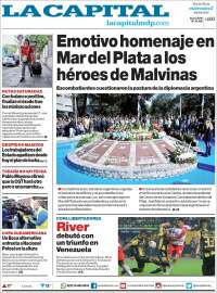 Portada de Diario La Capital - Mar del Plata (Argentina)