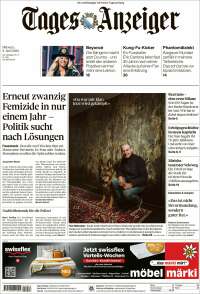 Portada de Tages-Anzeiger (Suiza)