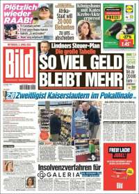 Portada de Bild (Alemania)