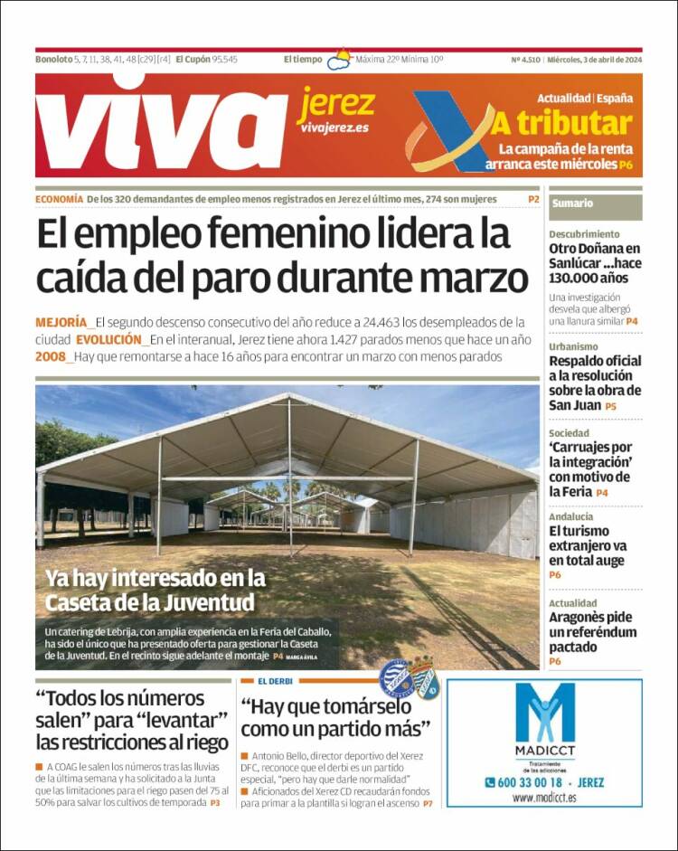 Portada de Información - Jerez (España)