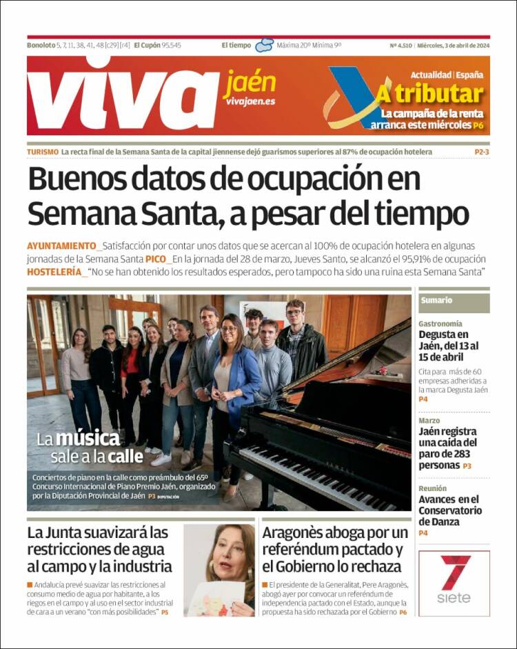 Portada de Viva Jaén (España)