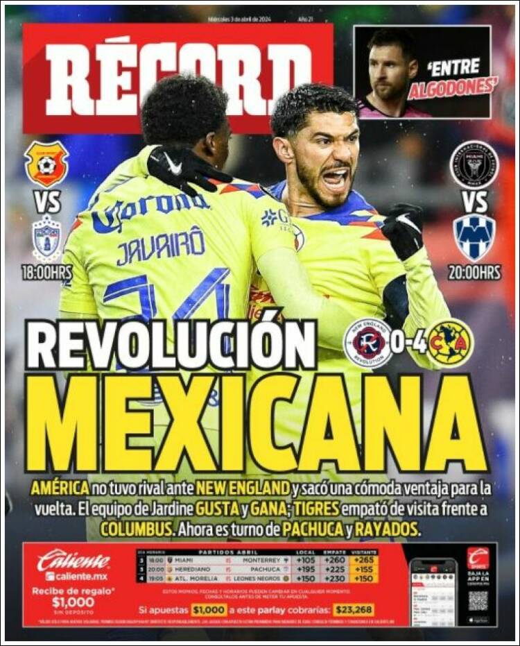 Portada de Record (Mexico)