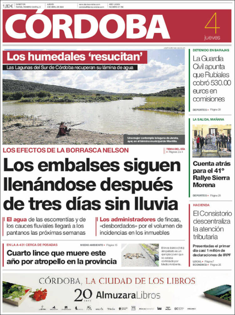 Portada de Diario de Córdoba (España)