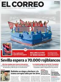 Portada de El Correo - Guipuzcoa (España)