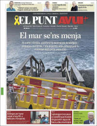 Portada de El Punt Avui - Girona (España)