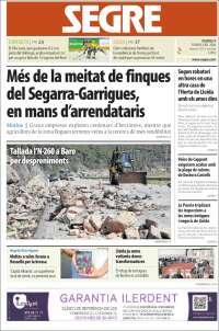 Portada de Segre (España)