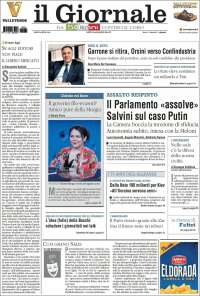 Portada de il Giornale (Italia)