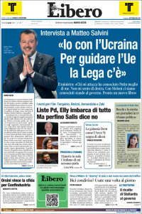 Portada de Libero (Italia)