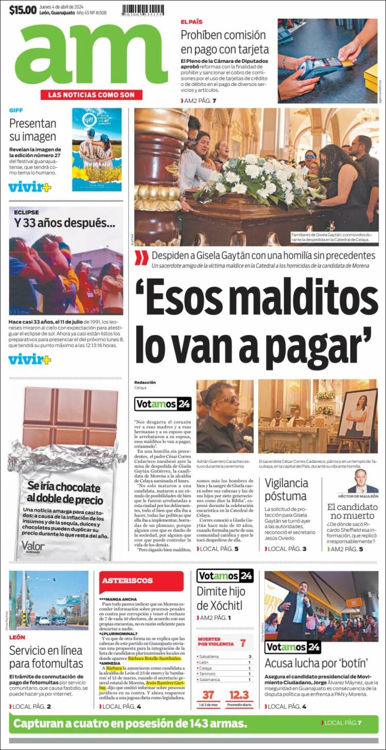 Portada de Al Día A.M. (M&eacute;xico)