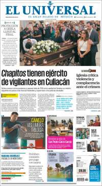 Portada de El Universal (M&eacute;xico)