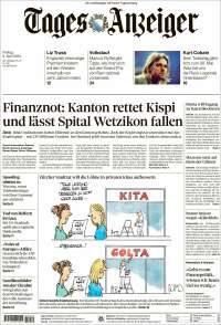 Portada de Tages-Anzeiger (Suisse)