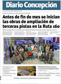 Portada de Diario de Concepción (Chile)