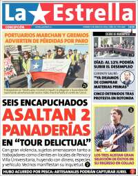 Portada de La Estrella de Concepción (Chile)