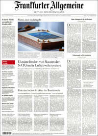 Portada de Frankfurter Allgemeine (Germany)
