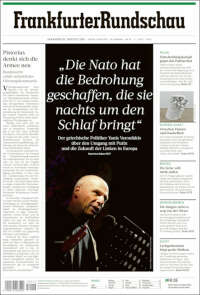 Portada de Frankfurter Rundschau (Germany)
