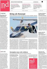 Portada de Neues Deutschland (Germany)