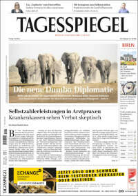 Portada de Der Tagesspiegel (Germany)