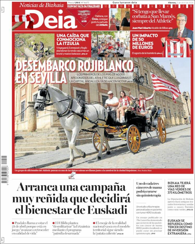 Portada de Deia (España)