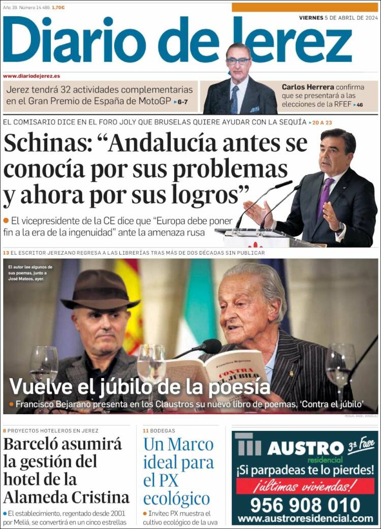 Portada de Diario de Jerez (España)