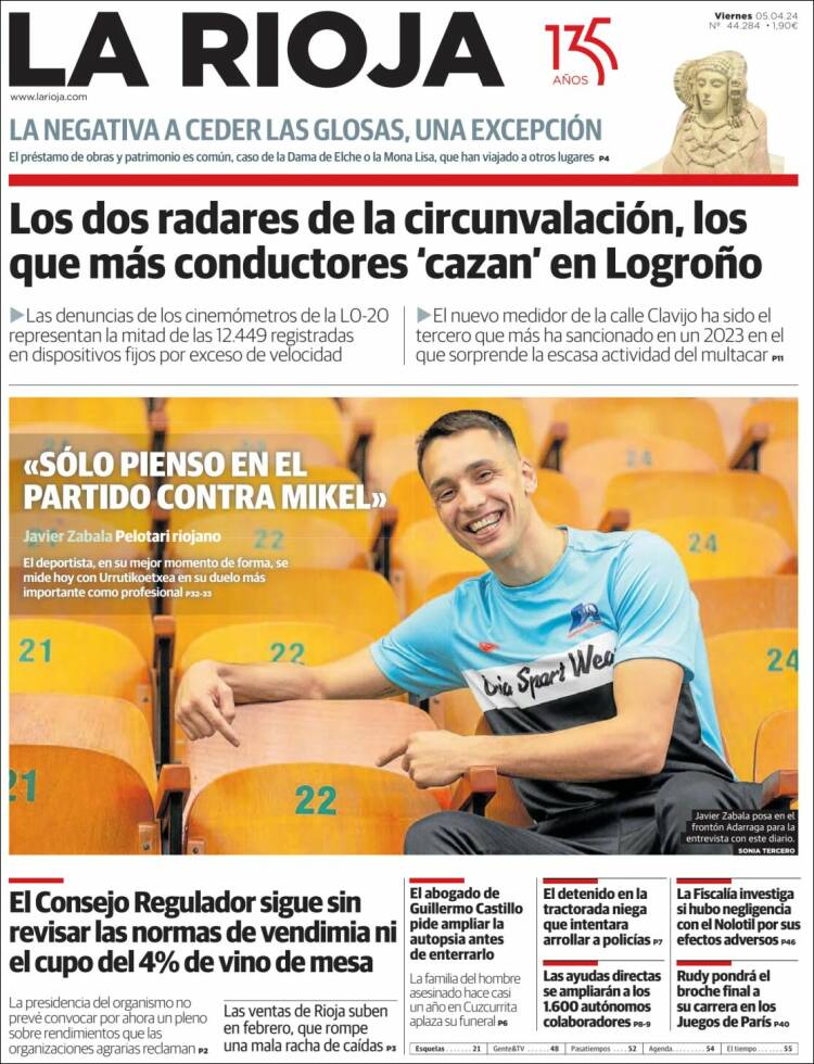 Portada de La Rioja (España)
