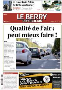 Portada de Berry Republicain (Francia)