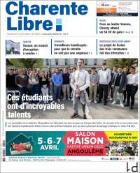Portada de Charente Libre (Francia)