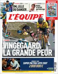 Portada de L'Equipe (France)