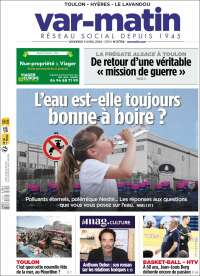 Portada de Var-Matin (Francia)